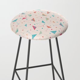 Martinis with Peach Background Bar Stool