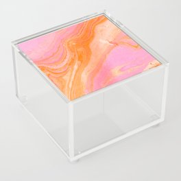 pink agate gemstone Acrylic Box
