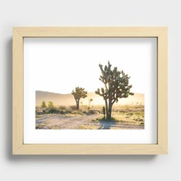 Joshua Tree Sunrise Recessed Framed Print