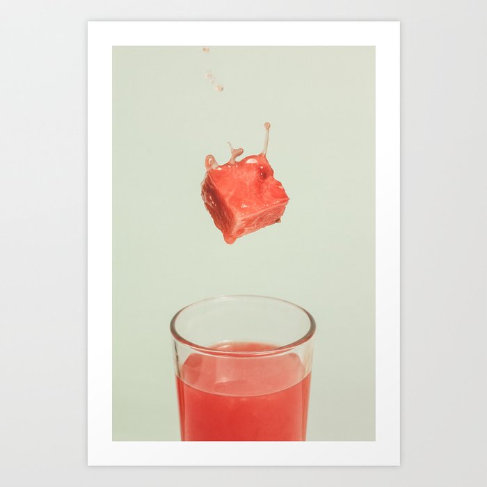 Watermelon Fall Art Print