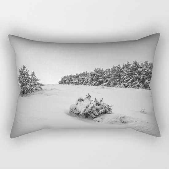 "Sierra Nevada" . Into the woods. BW Rectangular Pillow