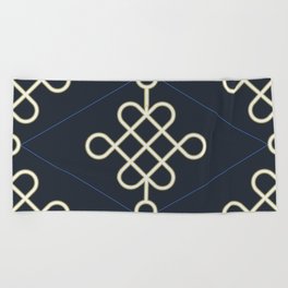 Digi22 Celtic Scroll Beach Towel