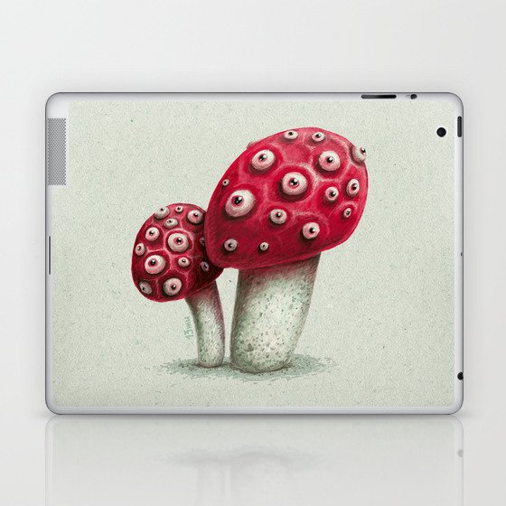 Mushroom Amanita Laptop & iPad Skin