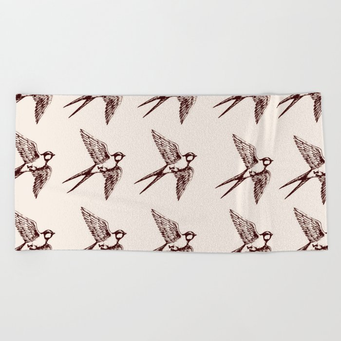 Pattern Digital Art Beach Towel By Anna Art