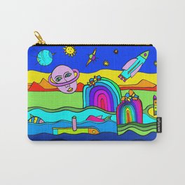  The Universe as seen from Earth - COLORED "Paper Drawings/Painting" Carry-All Pouch