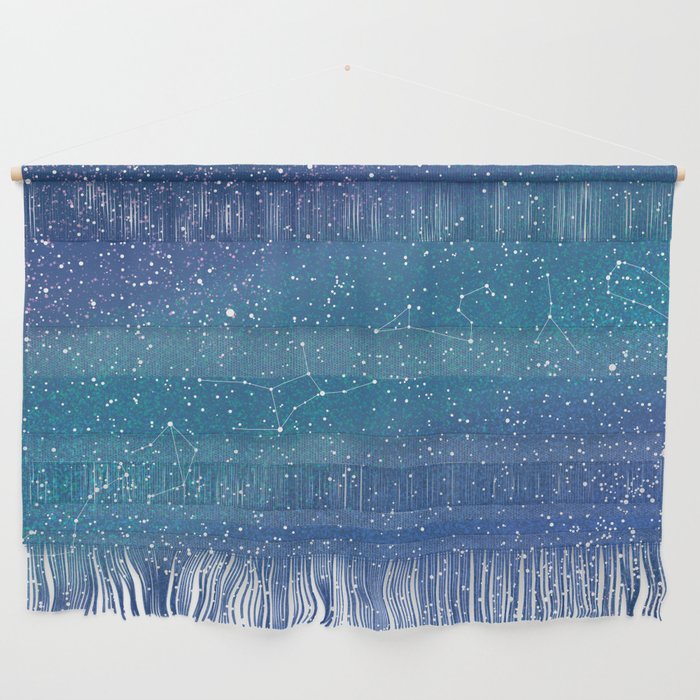 Colored Star Map Wall Hanging