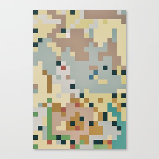 Pixelmania XIV Canvas Print