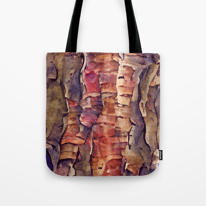 Tree Bark Tote Bag