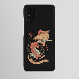 Carp Tattooed Cat Android Case