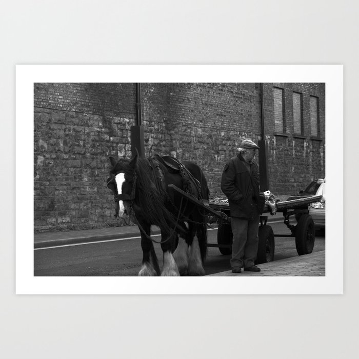 Guinness Storehouse Horse And Cart In Dublin Art Print By Creejon