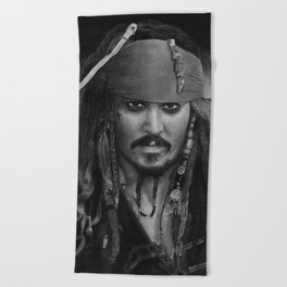 Jack Sparrow Beach Towel