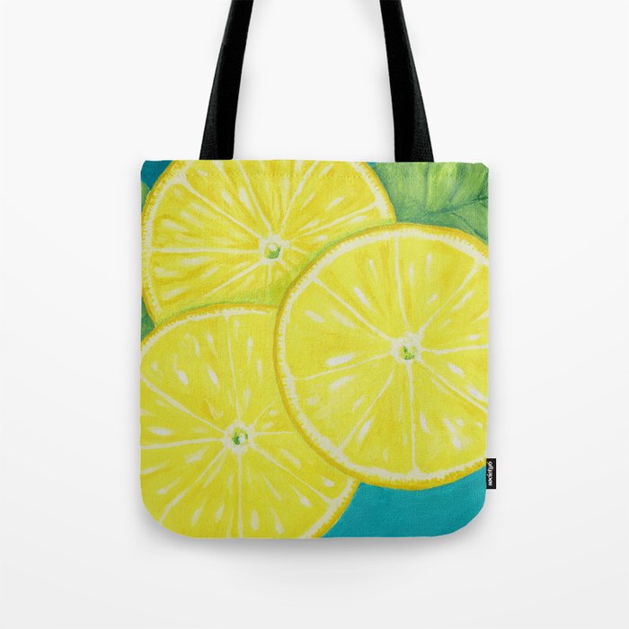 Lemon Slices in Repose Tote Bag