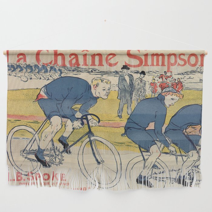  Toulouse-Lautrec vintage cycling ad Wall Hanging
