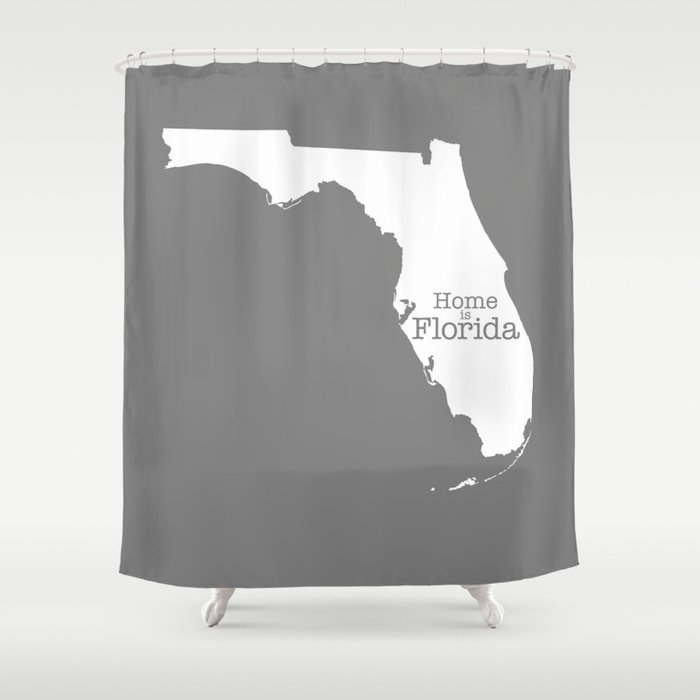 Home is Florida - Florida is home Shower Curtain