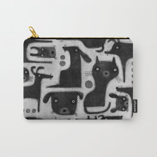BLACK CRITTER ASSORTMENT Carry-All Pouch