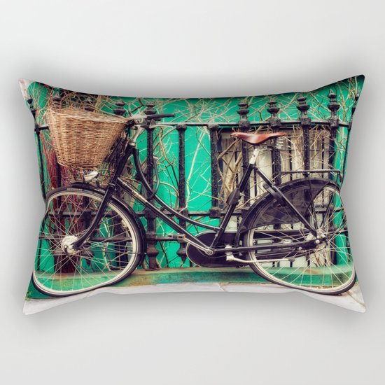 Bicycle at Rest Rectangular Pillow