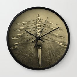 Rowing - Cambridge Crew, 1910 Wall Clock