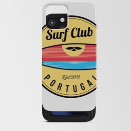 Portugal surf beach iPhone Card Case