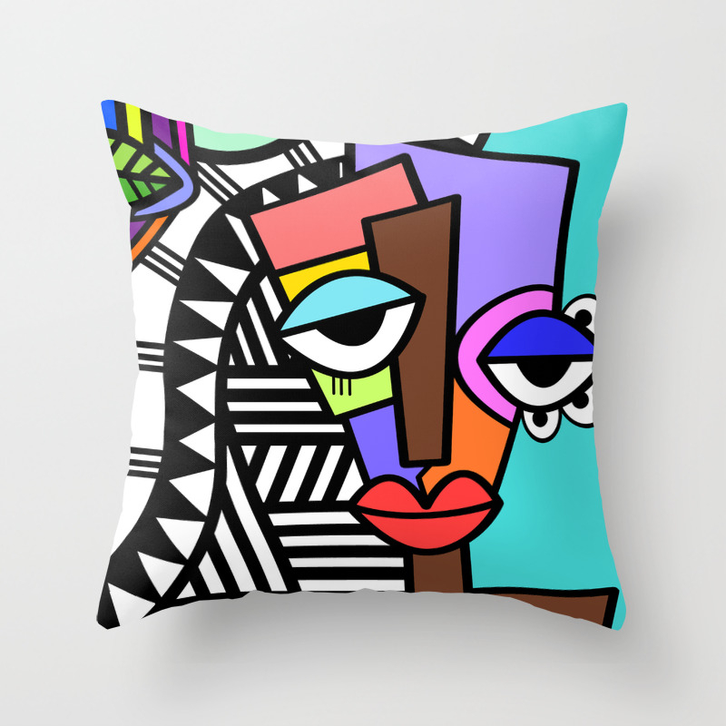 Artsy Throw Pillow by andreasilvestri 
