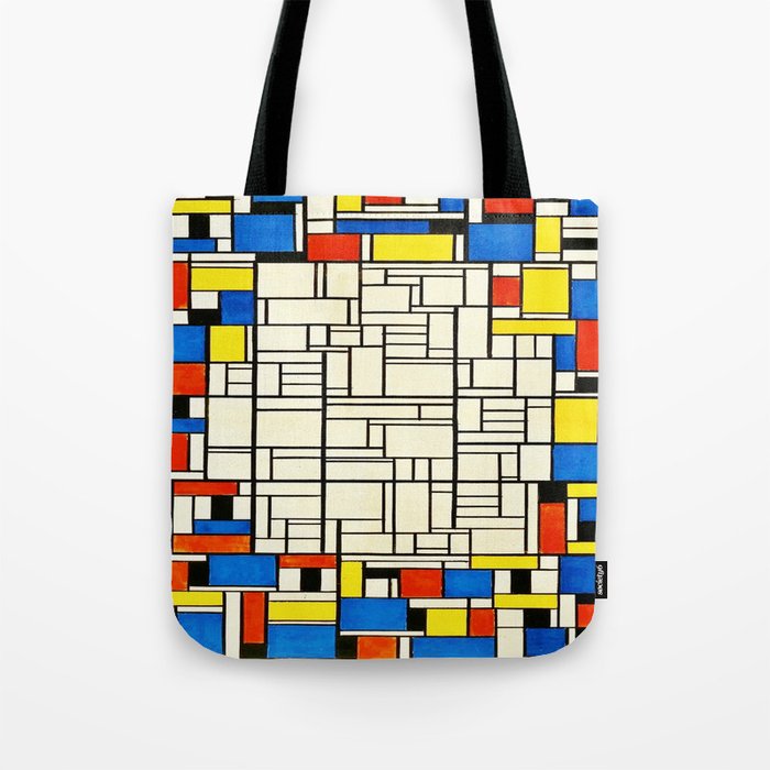 Neoplastic Mastery: Primary Colors Edition Tote Bag