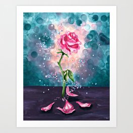 The Magical Rose Art Print