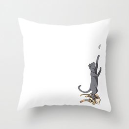 The Cats Throw Pillow
