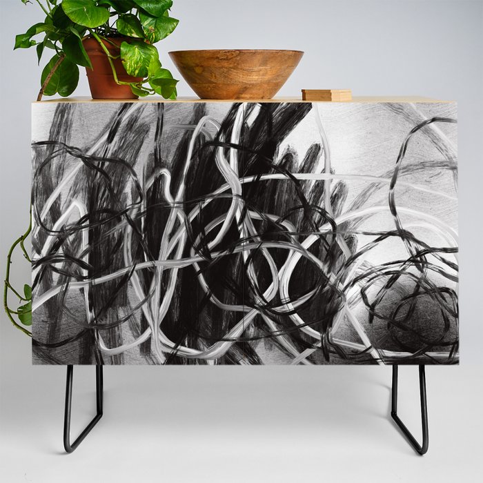 Origins 19. Abstract Drawing.  Credenza