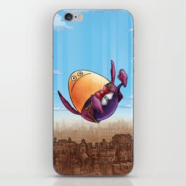 "Humpty Dumpty" (Mother Goose Retold-Book Cover) iPhone Skin