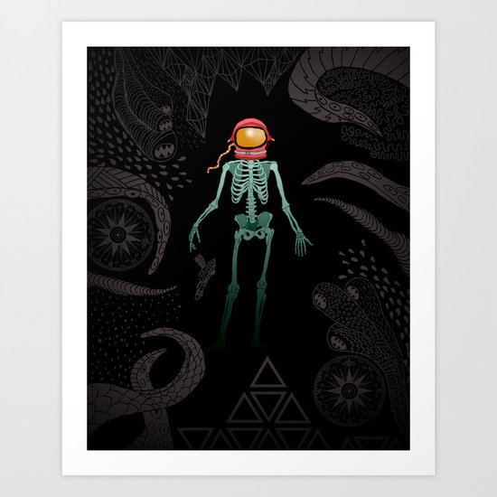 Eternal Celestial Sarcophagus Art Print