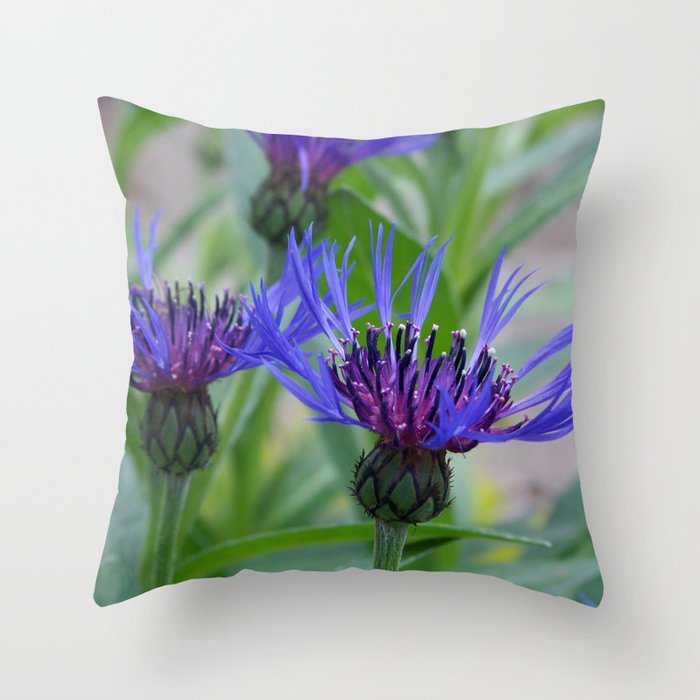 Delicate Flower Throw Pillow