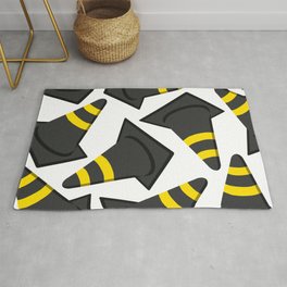 Large rubber cone pattern 3 (Large & Full version) Rug