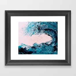 Tropical storm Framed Art Print