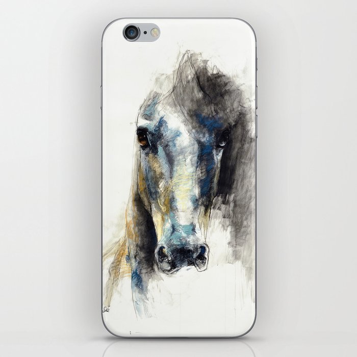 Horse Drawing Alerte V iPhone Skin