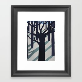 Minimal Winter Framed Art Print