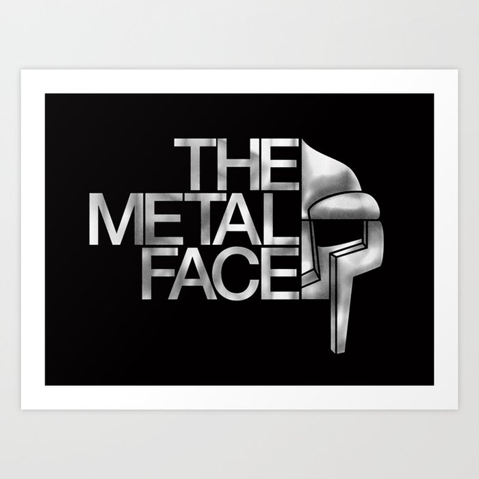 Mf Doom The Metal Face Art Print By Hydrococo Society6