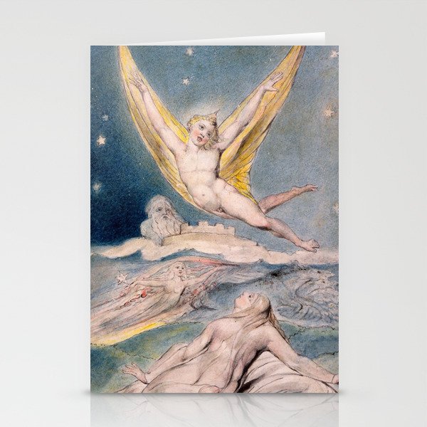 William Blake "Night Startled by the Lark" Stationery Cards