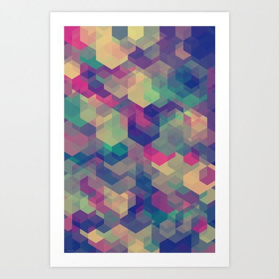 CUBEN Dark Shambles Art Print