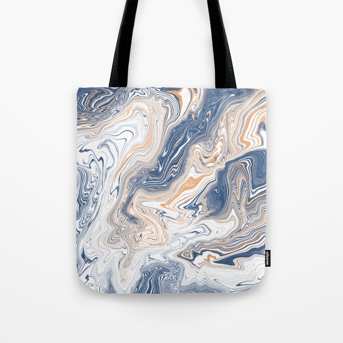 Abstract marble - space theme colour Tote Bag