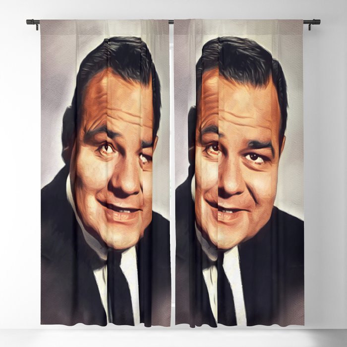 Jonathan Winters Vintage Actor Blackout Curtain By Serpentfilms