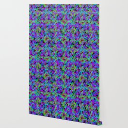 Purple Space Pines Wallpaper