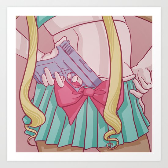 Never Running From A Real Fight Art Print