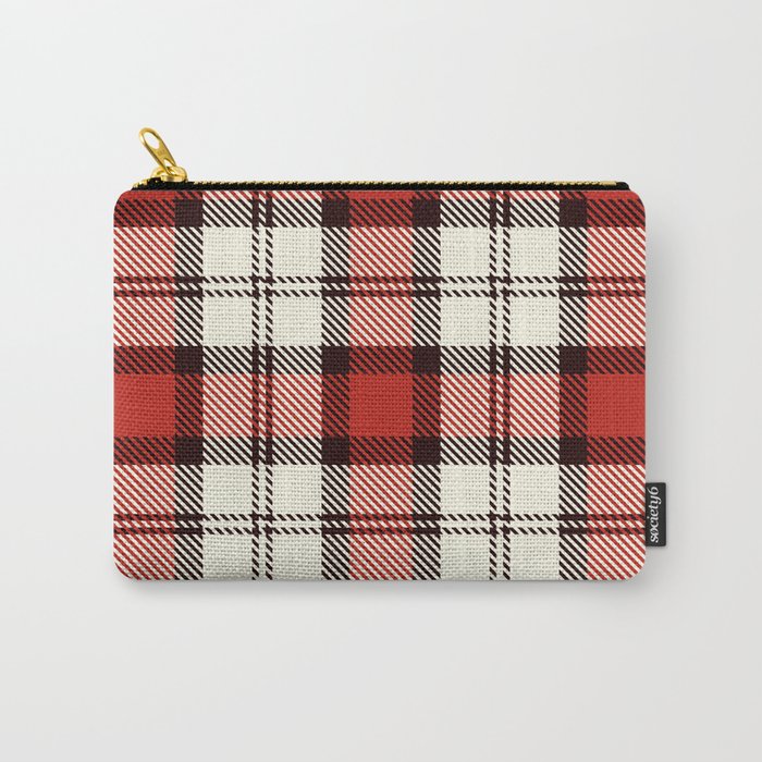 Christmas Tartan Plaid Carry-All Pouch