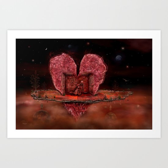 Deepheart Art Print