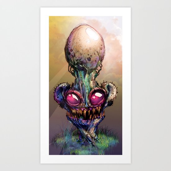 "Dragon Stalk" Art Print
