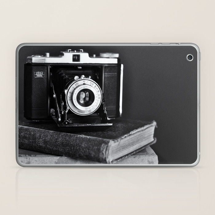 Old Camera Old Books Laptop Ipad Skin By Silversatellite Society6
