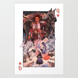 Queen of Hearts - Critical Role Art Print