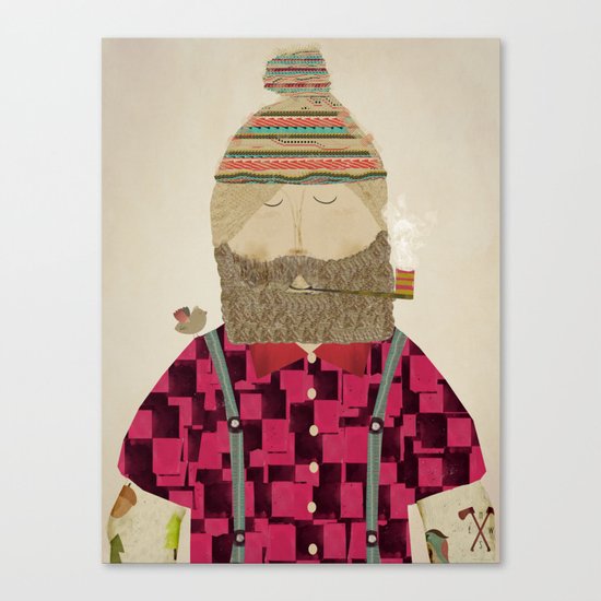 lumberjack Canvas Print