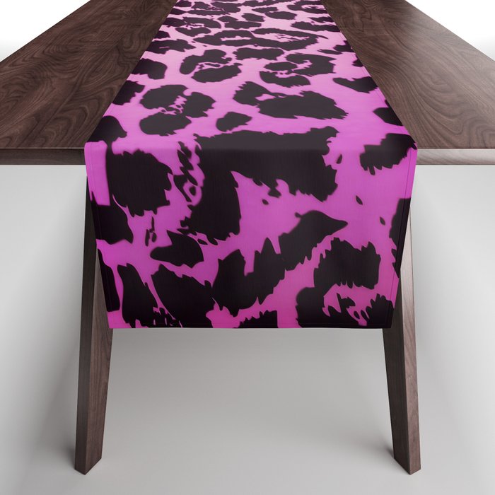 Animal print purple Table Runner