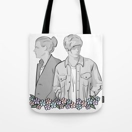 Larry Stylinson - black and white Tote Bag