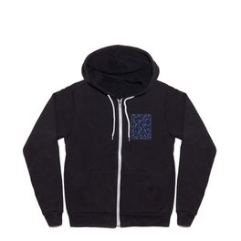 Navy Constellation Zip Hoodie